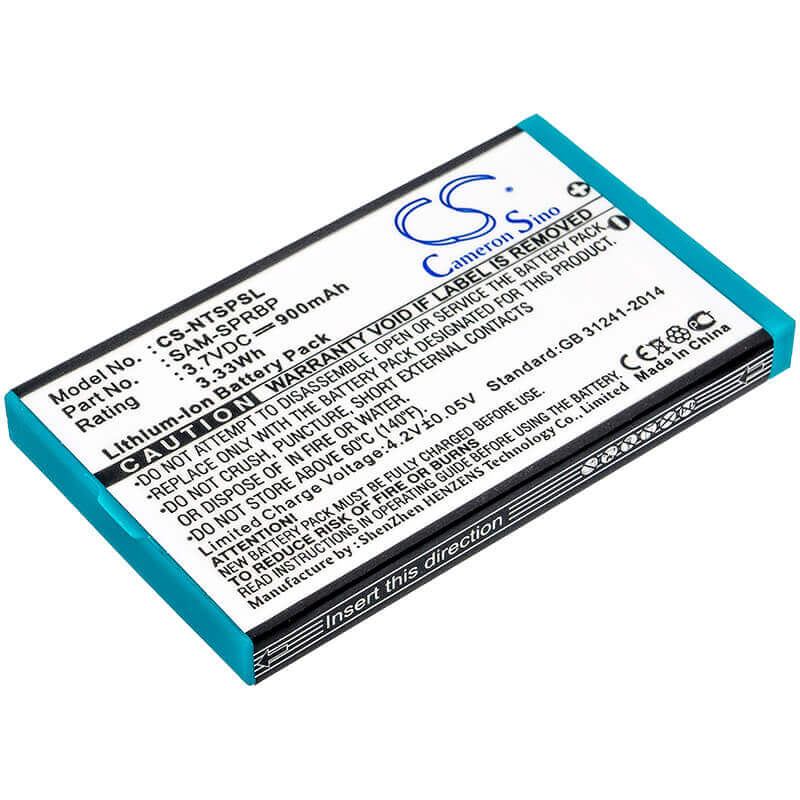 3.7V, Li-ion, 900mAh, Game Console battery fits Nintendo, Ags-003, Advance Sp, Ags-001, 3.33Wh Game Console Cameron Sino Technology Limited