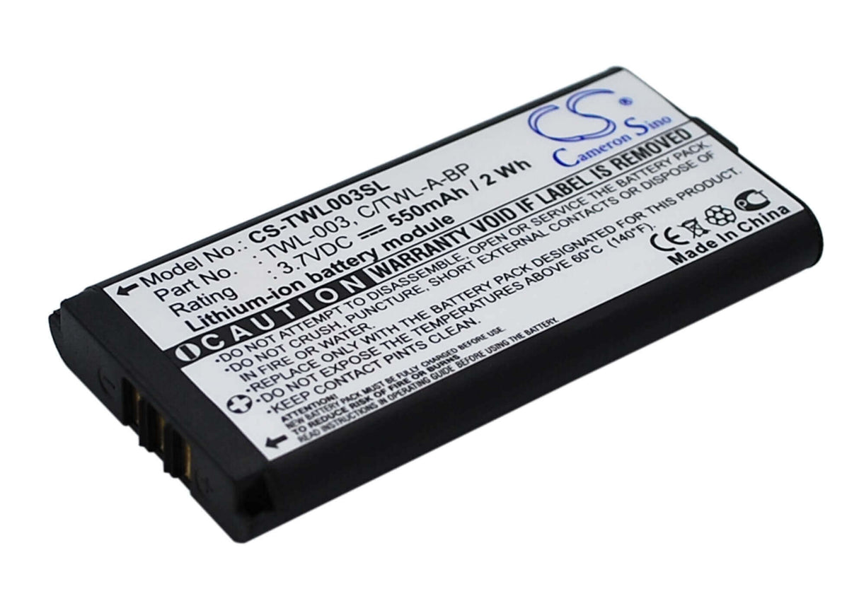 3,7V, Li-Polymer, 550mAh, batterie de console de jeu compatible avec Nintendo, C/twl-a-bp, Dsi, Ndsi, 2,04Wh Console de jeu Cameron Sino Technology Limited