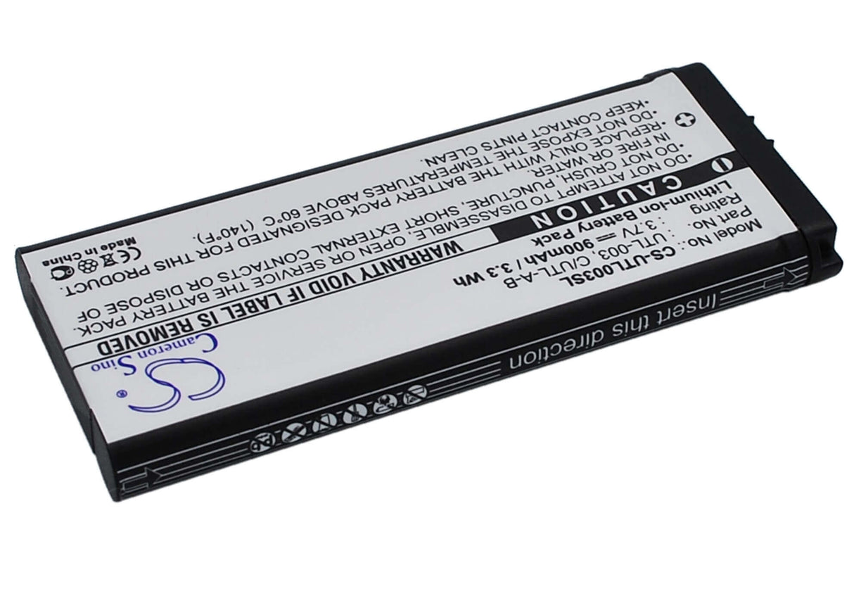 3.7V, Li-ion, 900mAh, Game Console battery fits Nintendo, C/utl-a-bp, Ds Xl, Dsi Ll, 3.33Wh Game Console Cameron Sino Technology Limited