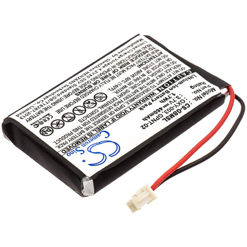 3,7V, Li-Polymère, 460mAh, Batterie de console de jeu compatible avec Nintendo, Gpnt-02, Game Boy Micro, Oxy-001, 1,70Wh Console de jeu Cameron Sino Technology Limited