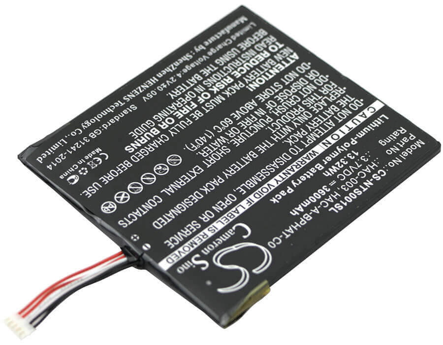 3.7V, Li-Polymer, 3600mAh, Game Console battery fits Nintendo, Hac-003, Hac-s-jp/eu-c0, Switch Hac-001, 13.32Wh Game Console Cameron Sino Technology Limited