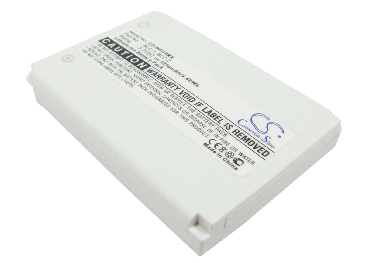 3.7V, Li-ion, 1250mAh, SmartPhone battery fits Nokia, Blc-1, 1220, 1221, 4.63Wh Mobile, SmartPhone Cameron Sino Technology Limited (Suspended)