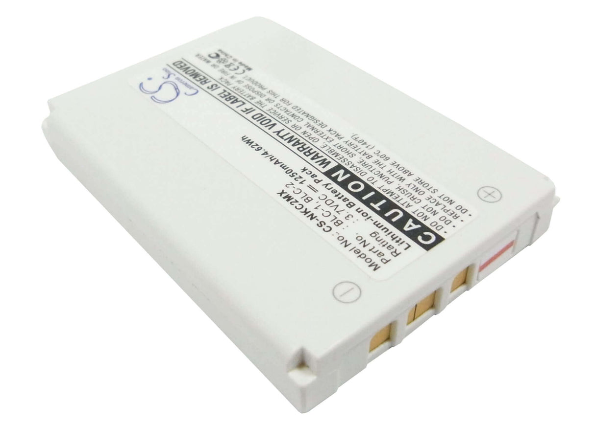 3.7V, Li-ion, 1250mAh, SmartPhone battery fits Nokia, Blc-1, 1220, 1221, 4.63Wh Mobile, SmartPhone Cameron Sino Technology Limited (Suspended)