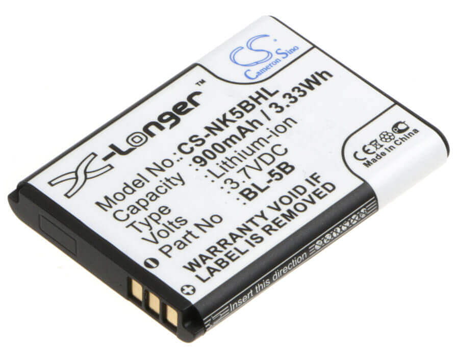 Batterie de smartphone pour Nokia 2610, 3220, 3230 3.7v, 900mah - 3.33wh Mobile, Smartphone Cameron Sino Technology Limited (Smartphone)
