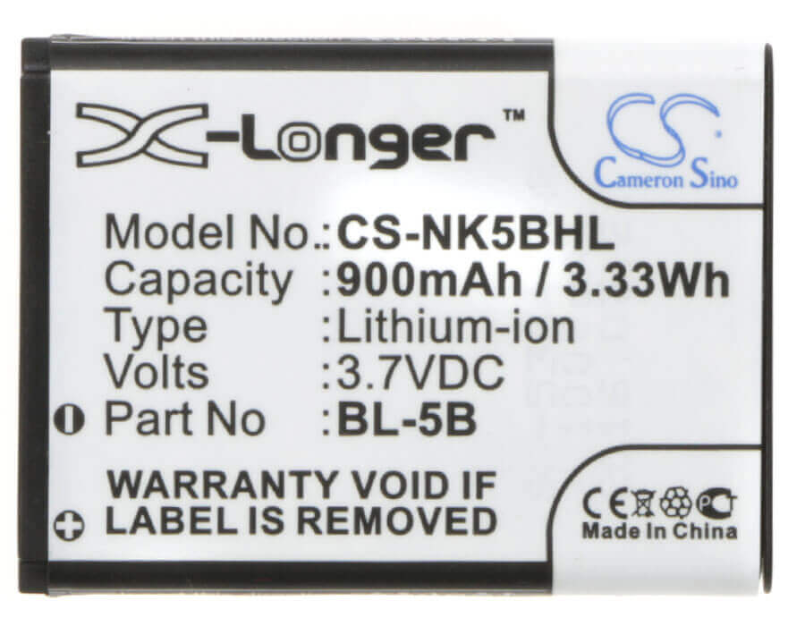 Batterie de smartphone pour Nokia 2610, 3220, 3230 3.7v, 900mah - 3.33wh Mobile, Smartphone Cameron Sino Technology Limited (Smartphone)