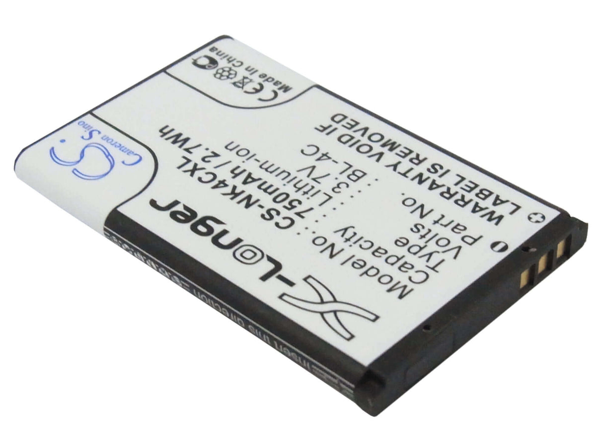 SmartPhone Battery For Nokia 2650, 2651, 2652 3.7v, 750mah - 2.78wh Mobile, SmartPhone Cameron Sino Technology Limited (Smartphone)