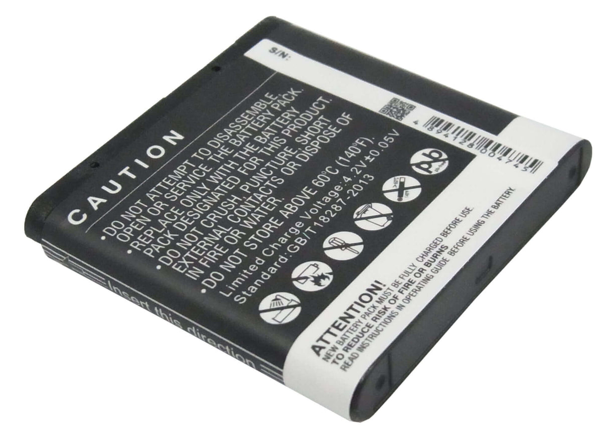 3,7V, Li-ion, 1100mAh, batterie pour smartphone compatible avec Nokia, Mobiado, Bp-6m, Lucido, Luminoso, 4,07Wh Mobile, Smartphone Cameron Sino Technology Limited (Smartphone)