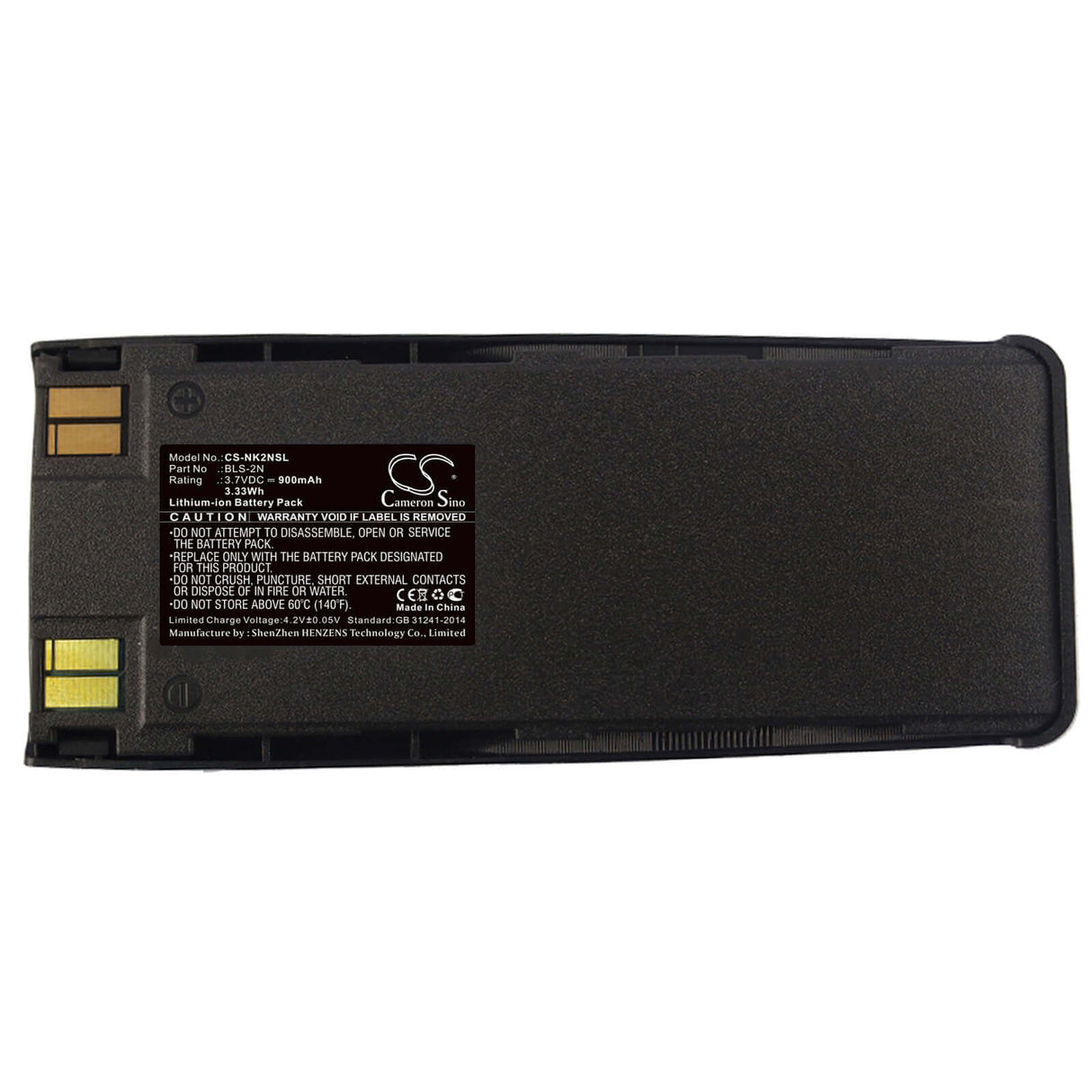 3,7 V, Li-ion, 900 mAh, batterie de smartphone compatible avec Ecom, Nokia, Bls-2, Ex-handy 04, 3,33 Wh Mobile, smartphone Cameron Sino Technology Limited (Smartphone)