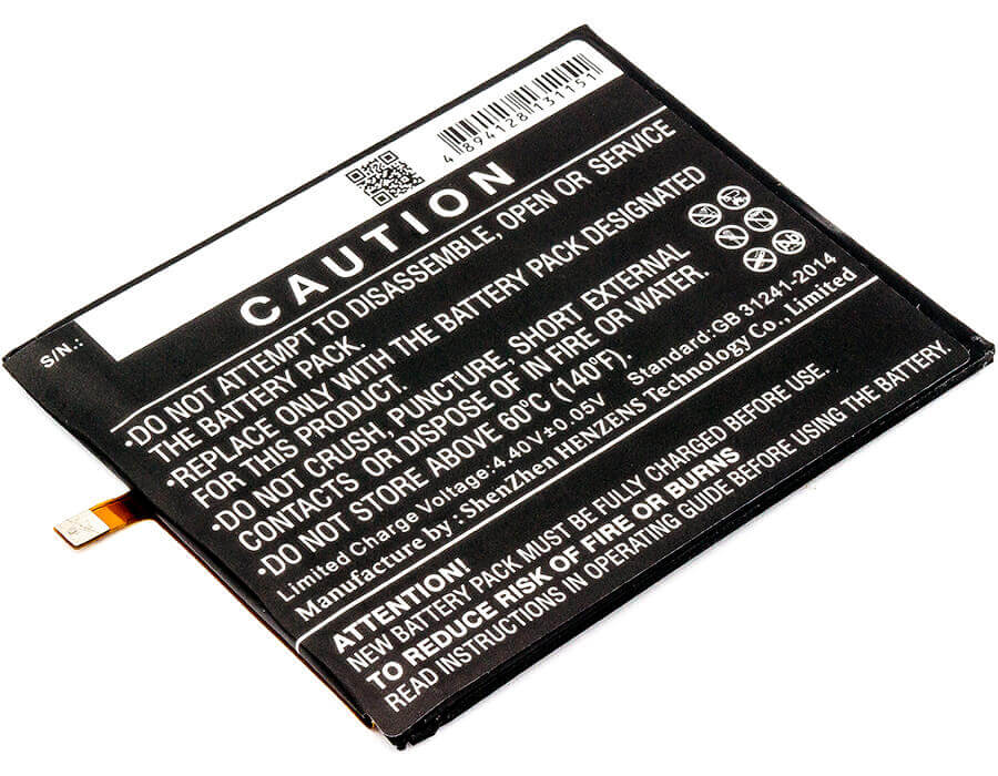 3.85V, Li-Polymer, 3000mAh, SmartPhone battery fits Nokia, He316, 6, 6 Dual Sim, 11.55Wh Mobile, SmartPhone Cameron Sino Technology Limited (Smartphone)