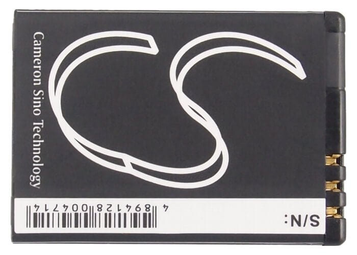 3.7V, Li-ion, 750mAh, SmartPhone battery fits Nokia, Bl-4b, 1606, 2505, 2.78Wh Mobile, SmartPhone Cameron Sino Technology Limited (Smartphone)