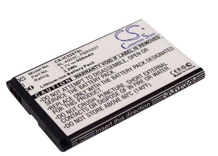 Battery For Nokia, 6215, 6315, 6315i, O2, Xda Ice, Pantech, Pn-e330 3.7v, 950mah - 3.52wh Batteries for Electronics Cameron Sino Technology Limited (Suspended)