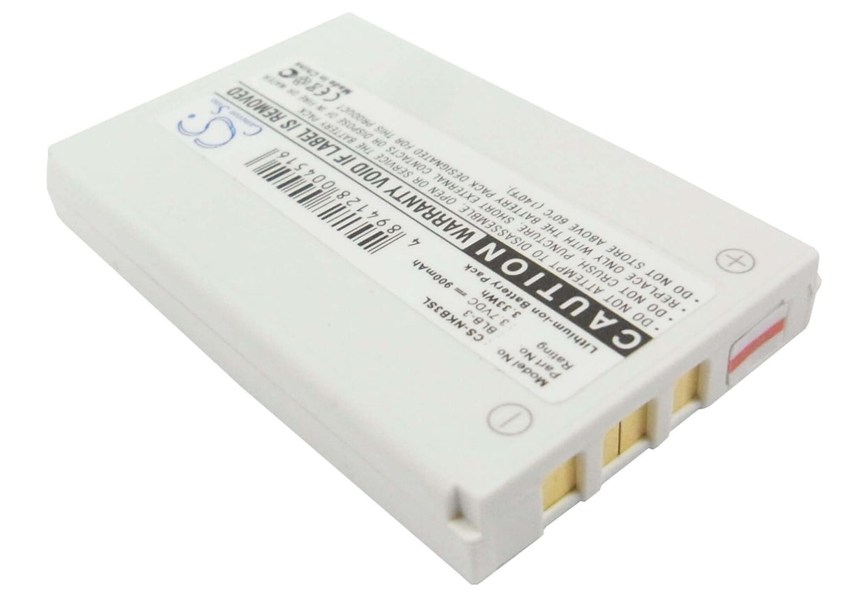 3.7V, Li-ion, 900mAh, SmartPhone battery fits Nokia, Blb-3, 6340, 6340i, 3.33Wh Mobile, SmartPhone Cameron Sino Technology Limited (Smartphone)