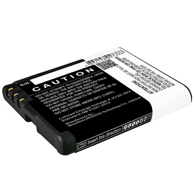 3,7V, Li-ion, 800mAh, batterie de smartphone compatible avec Mobiado, Nokia, Bl-6q, Classic 712 Stealth Le, Classic 712em, 2,96Wh Mobile, Smartphone Cameron Sino Technology Limited (Smartphone)