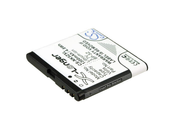 3.7V, Li-ion, 1300mAh, SmartPhone battery fits Nokia, Bp-5z, 700, Zeta N700, 4.81Wh Mobile, SmartPhone Cameron Sino Technology Limited (Suspended)