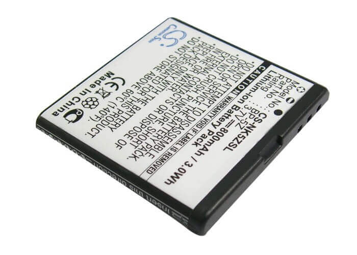 3.7V, Li-ion, 800mAh, SmartPhone battery fits Nokia, Bp-5z, 700, Zeta N700, 2.96Wh Mobile, SmartPhone Cameron Sino Technology Limited (Suspended)
