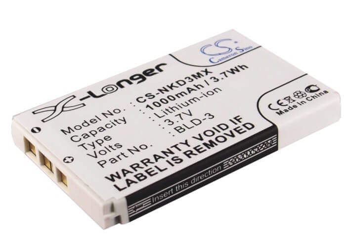 3.7V, Li-ion, 1000mAh, SmartPhone battery fits Nokia, Bld-3, 2100, 3200, 3.7Wh Mobile, SmartPhone Cameron Sino Technology Limited (Smartphone)