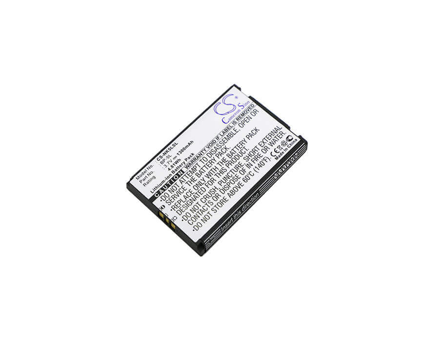3.7V, Li-ion, 1300mAh, SmartPhone battery fits Nokia, Bp-5l, 770, 7700, 4.81Wh Mobile, SmartPhone Cameron Sino Technology Limited (Smartphone)