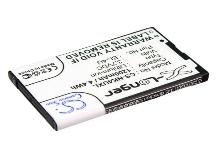 3,7V, Li-ion, 1200mAh, batterie de smartphone compatible avec Star, Nokia, Vertu, Myphone, Blu, Texet, Manta, Bl-4u, Ez2go, 4,44Wh Mobile, Smartphone Cameron Sino Technology Limited (Smartphone)
