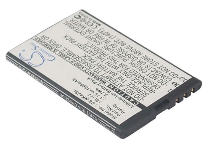 3.7V, Li-ion, 1000mAh, SmartPhone battery fits Nokia, Bl-4j, C6, C6-00, 3.7Wh Mobile, SmartPhone Cameron Sino Technology Limited (Smartphone)