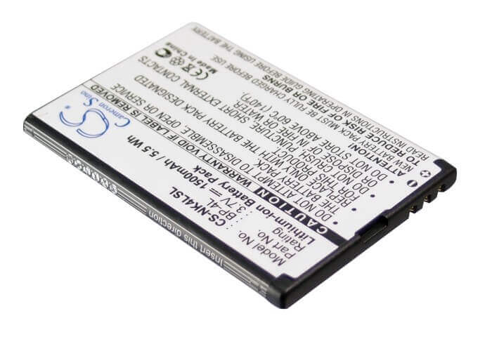 3.7V, Li-ion, 1500mAh, E-book, E-reader battery fits Digma, Vertu, Zte, Bp-4l, Caracas, Caracas 2, 5.55Wh E-book, E-reader Cameron Sino Technology Limited