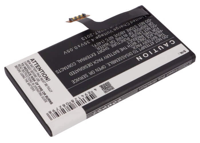 3,8V, Li-ion, 2000mAh, batterie de smartphone compatible avec Microsoft, Nokia, Bv-5xw, Lumia 1020, Lumia 909, 7,6Wh Mobile, Smartphone Cameron Sino Technology Limited (Smartphone)