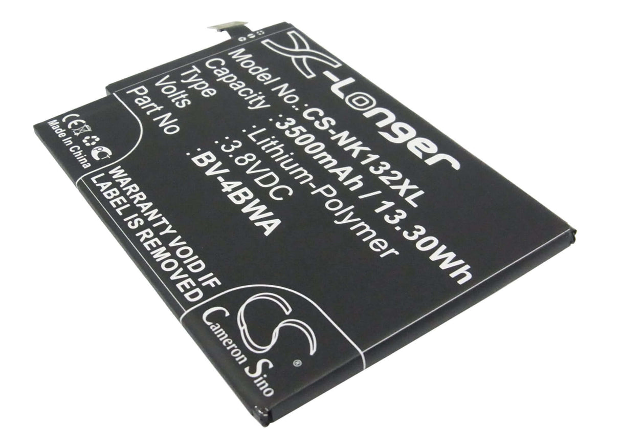 3,8V, Li-Polymer, 3500mAh, batterie de smartphone compatible avec Nokia, Microsoft, Bv-4bwa, Lumia 1320, 13.3Wh Mobile, smartphone Cameron Sino Technology Limited (Smartphone)