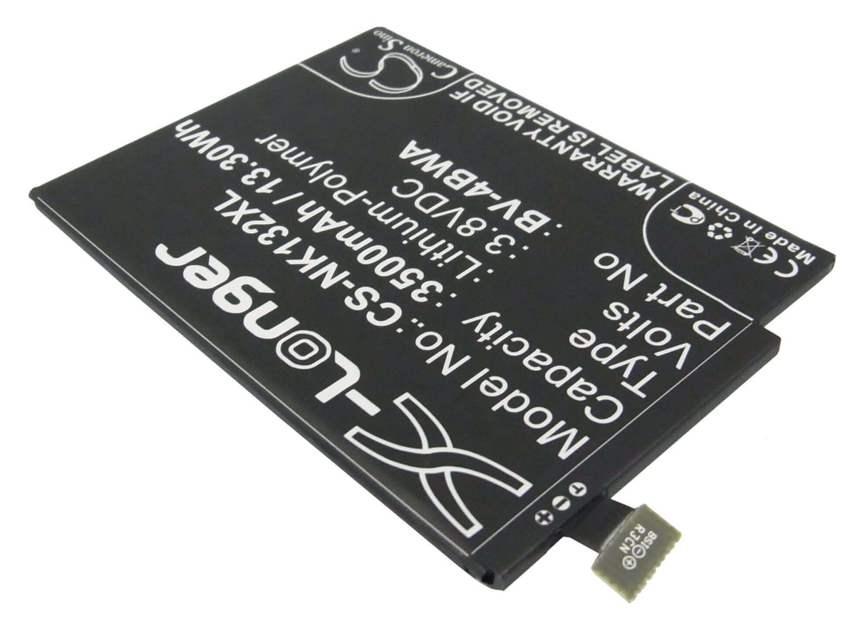 3,8V, Li-Polymer, 3500mAh, batterie de smartphone compatible avec Nokia, Microsoft, Bv-4bwa, Lumia 1320, 13.3Wh Mobile, smartphone Cameron Sino Technology Limited (Smartphone)