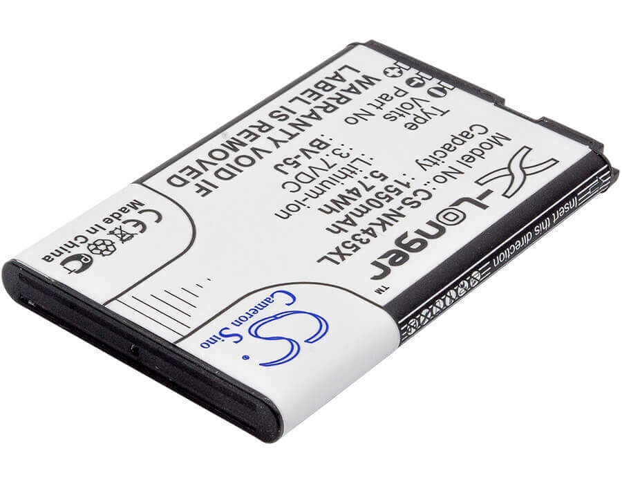 3.7V, Li-ion, 1550mAh, SmartPhone battery fits Nokia, Microsoft, Bv-5j, Lumia 435, Lumia 532, 5.74Wh Mobile, SmartPhone Cameron Sino Technology Limited (Smartphone)