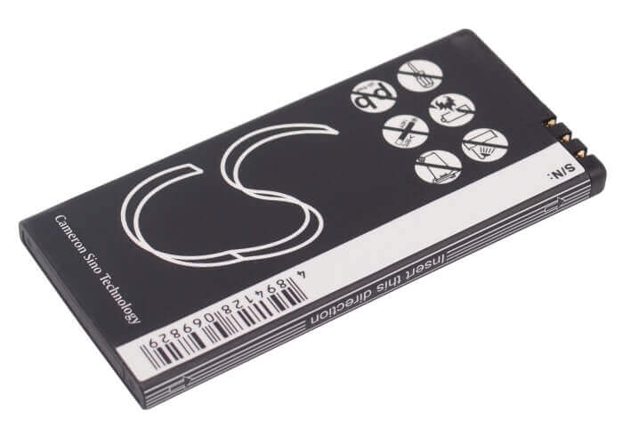 3.7V, Li-ion, 1200mAh, SmartPhone battery fits Nokia, Bp-5h, Lumia 701, 4.44Wh Mobile, SmartPhone Cameron Sino Technology Limited (Smartphone)