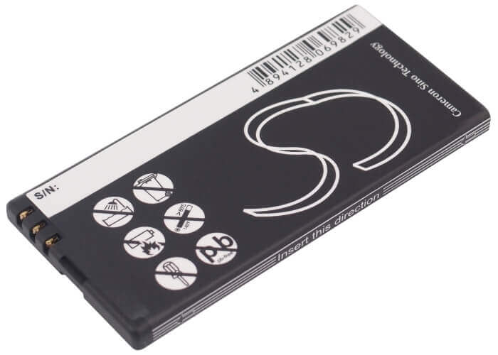 3.7V, Li-ion, 1200mAh, SmartPhone battery fits Nokia, Bp-5h, Lumia 701, 4.44Wh Mobile, SmartPhone Cameron Sino Technology Limited (Smartphone)