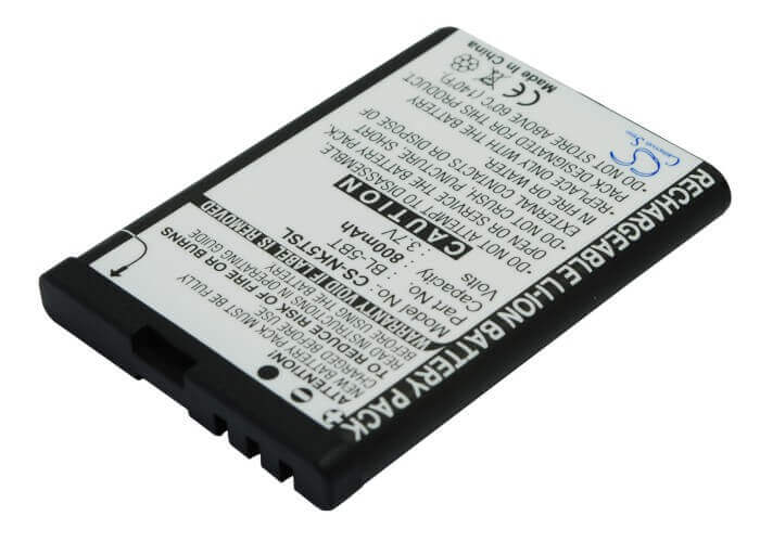3.7V, Li-ion, 800mAh, SmartPhone battery fits Nokia, Bl-5bt, 2600 Classic, 7510, 2.96Wh Mobile, SmartPhone Cameron Sino Technology Limited (Smartphone)