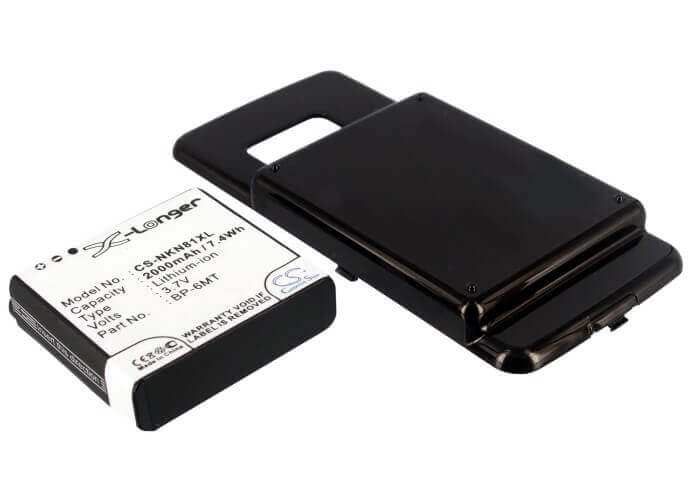 3.7V, Li-ion, 2000mAh, SmartPhone battery fits Nokia, Bp-6mt, N81, 7.4Wh Mobile, SmartPhone Cameron Sino Technology Limited (Suspended)