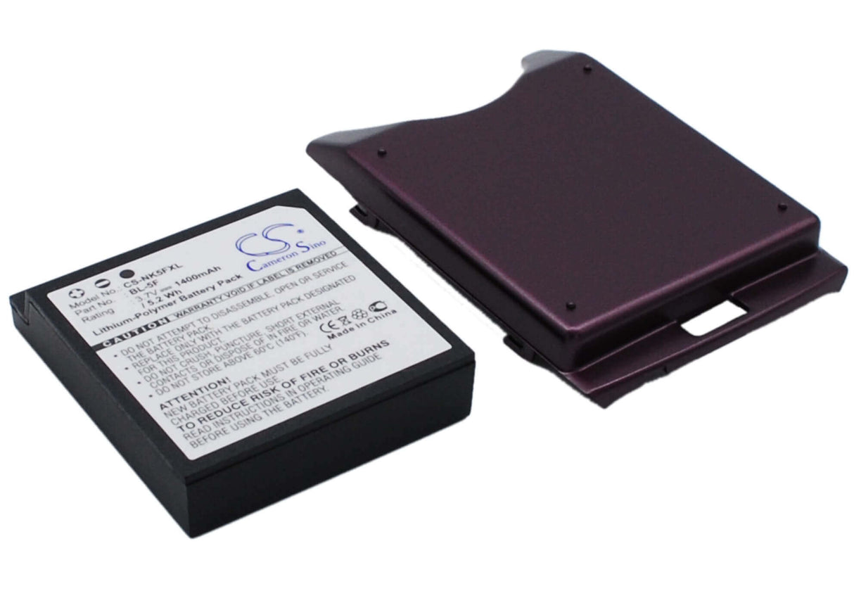 Battery For Nokia N95 3.7v, 1400mah - 5.18wh Batteries for Electronics Cameron Sino Technology Limited (Suspended)