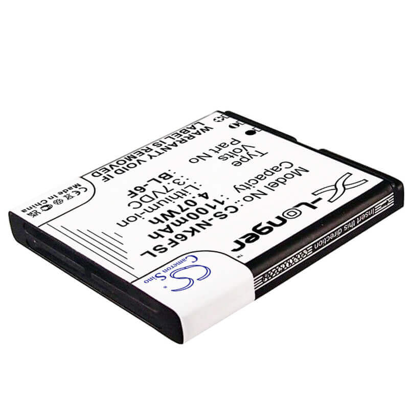 3.7V, Li-ion, 1100mAh, Batterie de smartphone compatible avec Vibo, Nokia, Blu, Bl-6f, Cubo, 4.07Wh Mobile, Smartphone Cameron Sino Technology Limited (Smartphone)