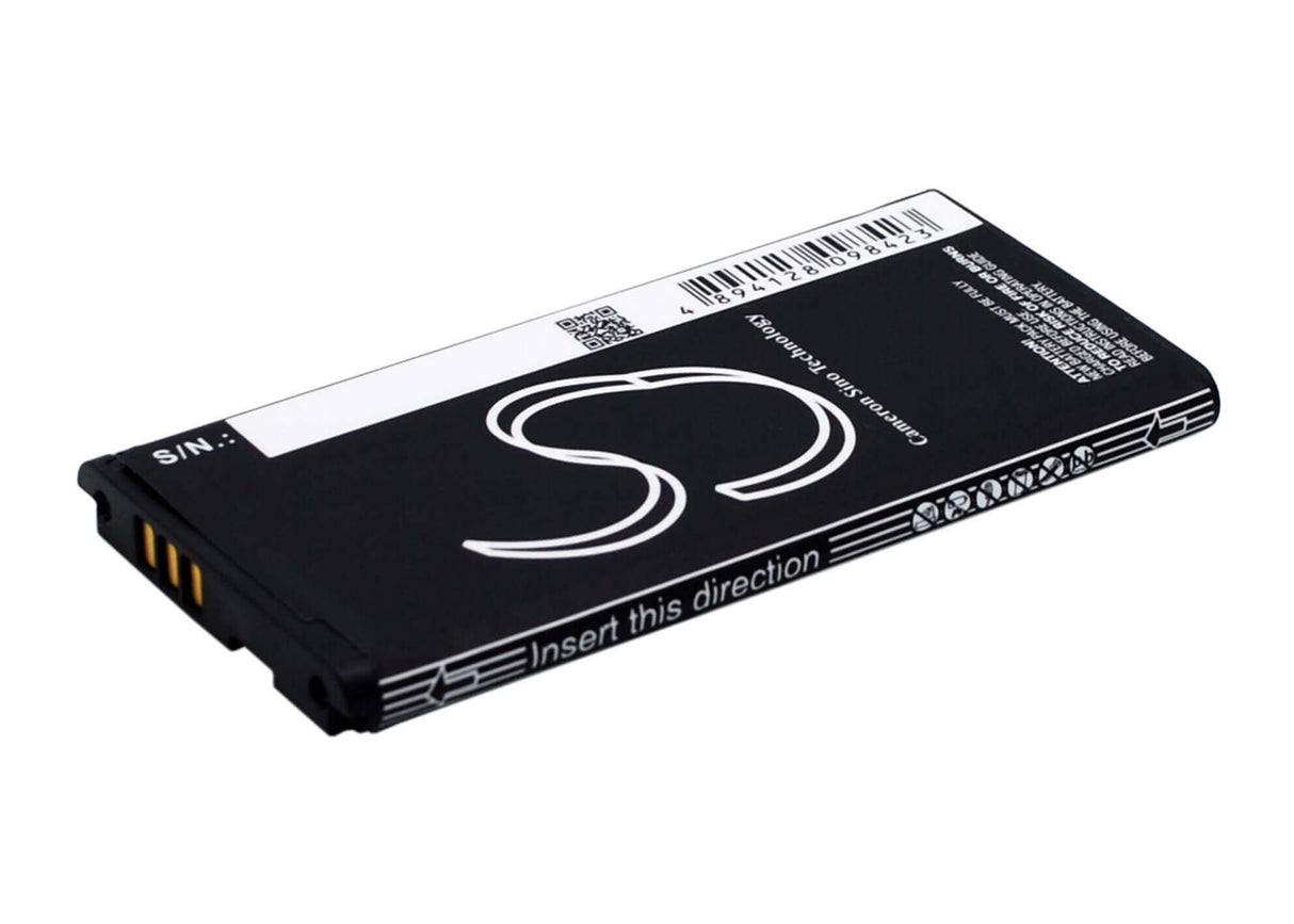 3.7V, Li-ion, 1500mAh, SmartPhone battery fits Nokia, Bv-5s, Rm-1013, X2, 5.55Wh Mobile, SmartPhone Cameron Sino Technology Limited (Suspended)