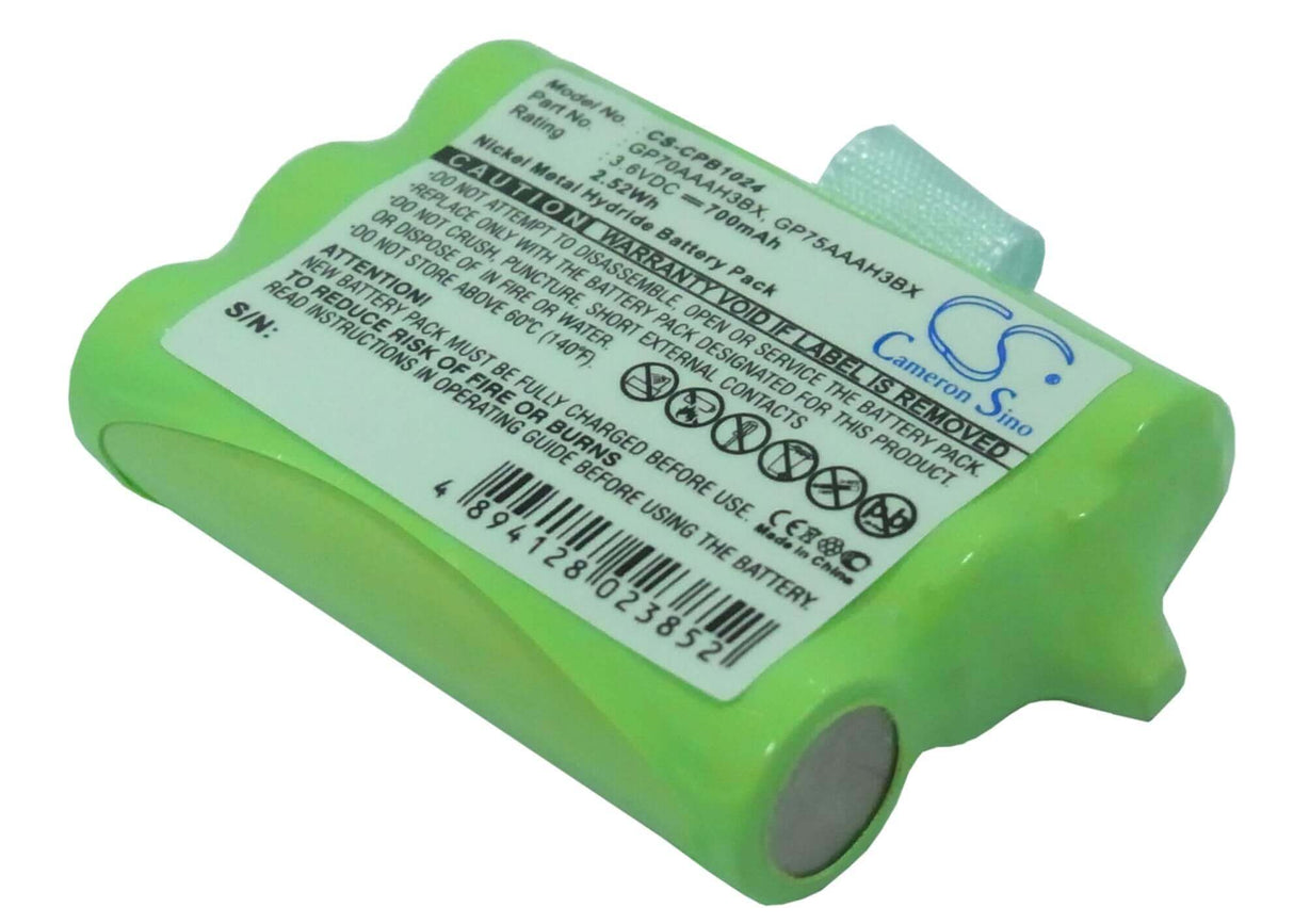 3.6V, Ni-MH, 700mAh, Batterie de téléphone sans fil compatible avec Motorola, Olympia, V Tech, Gp, 80-5542-00-00, 1231, 2231, 2.52Wh Téléphone sans fil Cameron Sino Technology Limited (Téléphone sans fil)