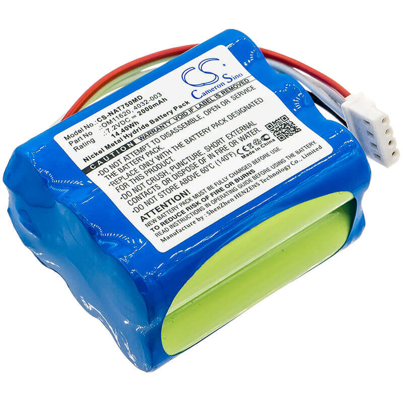 7.2V, Ni-MH, 2000mAh, Medical battery fits Bci, Nonin, 4032-0003, 7500 Pulse Oximeter, 14.40Wh Medical Cameron Sino Technology Limited (Medical)