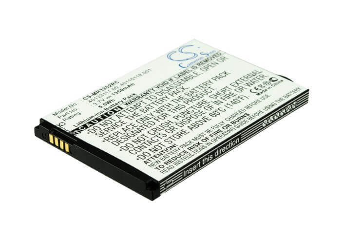 3.7V, Li-ion, 1350mAh, Hotspot battery fits Novatel Wireless, Verizon, 40115118.001, Mifi 3352, Mifi 4082, 5.00Wh Hotspot Cameron Sino Technology Limited