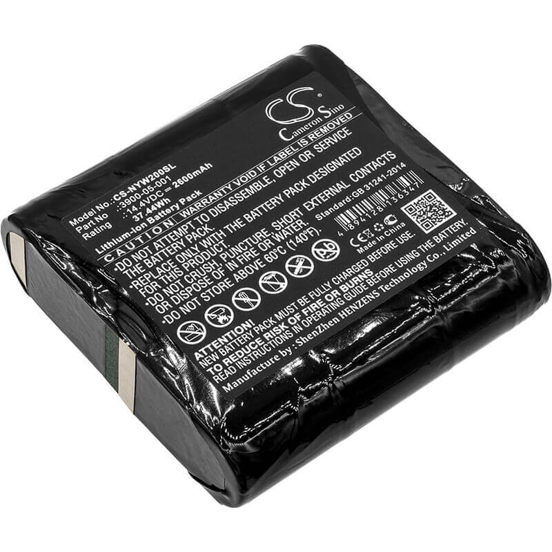 14.4V, Li-ion, 2600mAh, Equipment battery fits Noyes, 3900-05-001, W2003M, 37.44Wh Equipment, Survey, Test Cameron Sino Technology Limited
