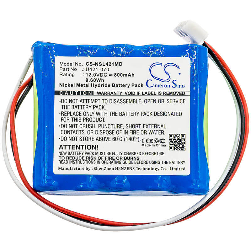 12.0V, Ni-MH, 800mAh, Medical battery fits Endo-mate, Nsk, U421-070, Em13m, Ne131, 9.60Wh Medical Cameron Sino Technology Limited (Medical)
