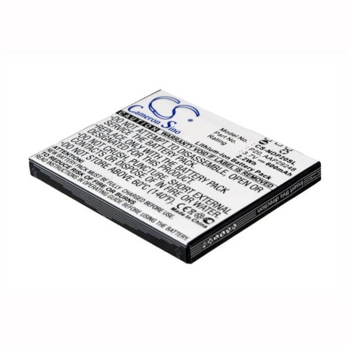 3,7V, Li-ion, 600mAh, batterie de smartphone compatible avec Ntt Docomo, Aap29248, P-01b, P-02b, 2,22Wh Mobile, SmartPhone Cameron Sino Technology Limited (Suspendu)