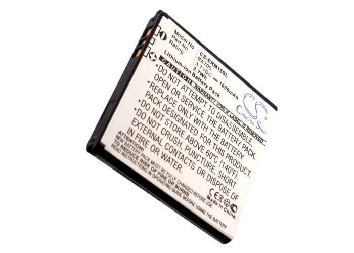 3.7V, Li-ion, 1000mAh, SmartPhone battery fits Ntt Docomo, Sony Ericsson, Ba700, So-01c, So-05d, 3.7Wh Mobile, SmartPhone Cameron Sino Technology Limited (Smartphone)
