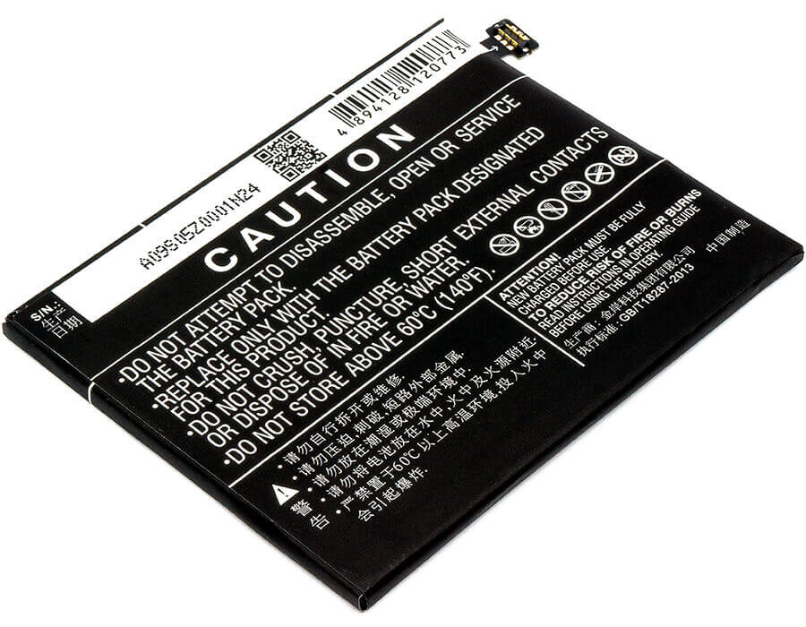 3,85V, Li-Polymer, 3000mAh, batterie de smartphone compatible avec Nubia, Zte, Li3829t44p6h806435, Nx531, Nx531j, 11,55Wh Mobile, Smartphone Cameron Sino Technology Limited (Smartphone)