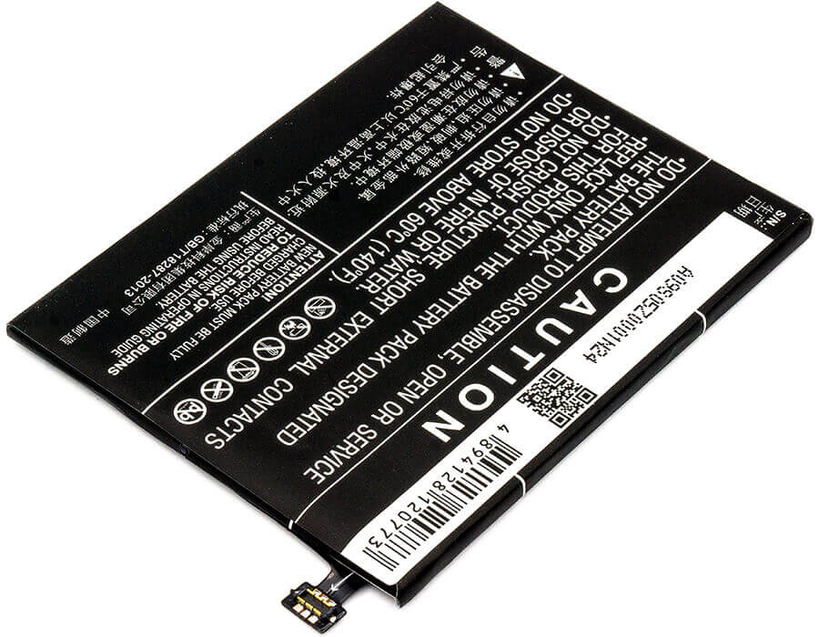 3,85V, Li-Polymer, 3000mAh, batterie de smartphone compatible avec Nubia, Zte, Li3829t44p6h806435, Nx531, Nx531j, 11,55Wh Mobile, Smartphone Cameron Sino Technology Limited (Smartphone)