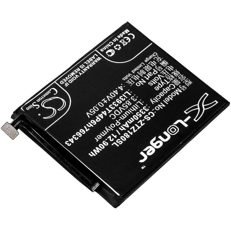 3.85V, Li-Polymer, 3350mAh, SmartPhone battery fits Zte, Nubia, Li3933t44p6h766343, Nx611j, Z18 Mini Dual Sim, 12.9Wh Mobile, SmartPhone Cameron Sino Technology Limited (Smartphone)