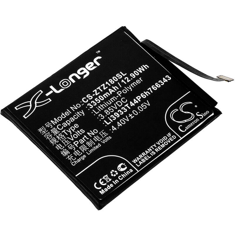 3.85V, Li-Polymer, 3350mAh, SmartPhone battery fits Zte, Nubia, Li3933t44p6h766343, Nx611j, Z18 Mini Dual Sim, 12.9Wh Mobile, SmartPhone Cameron Sino Technology Limited (Smartphone)