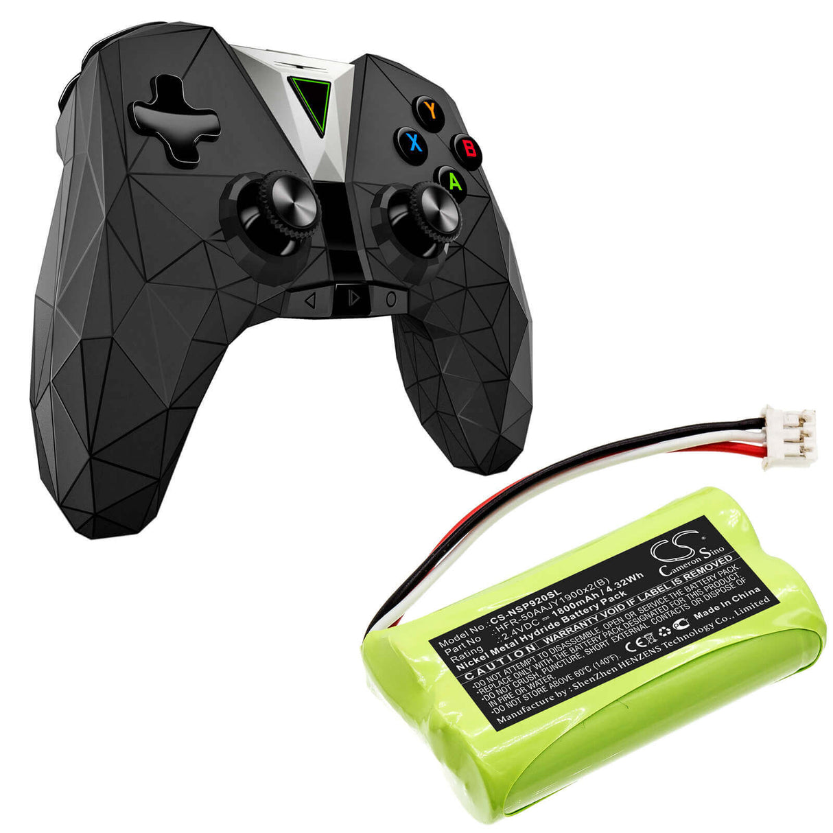 Battery For Nvidia, P2920, Shield Game Controller, Shield Tv Game Controller 2.4v, 1800mah - 4.32wh Game Console Cameron Sino Technology Limited