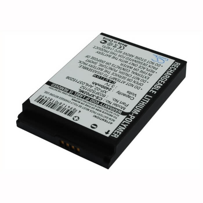 3,7V, Li-Polymer, 2400mAh, batterie PDA compatible avec O2, Xp-02, Xda Apollo, Xda Atom Life, 8,88Wh PDA, Pocket PC Cameron Sino Technology Limited (Suspendu)