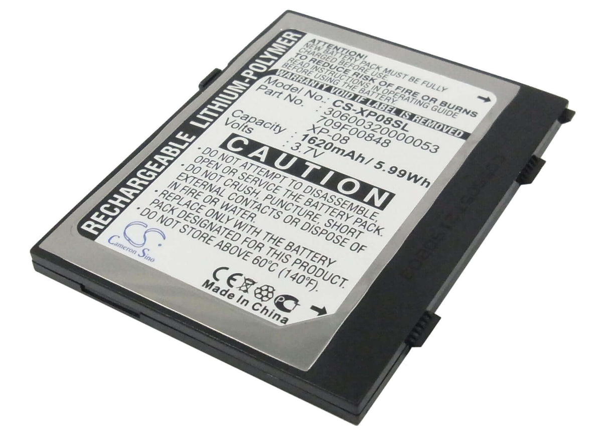 3.7V, Li-Polymer, 1620mAh, SmartPhone battery fits O2, 320000053, Xda Flame, 5.99Wh Mobile, SmartPhone Cameron Sino Technology Limited (Suspended)