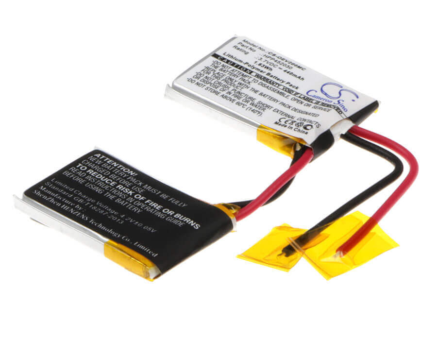 3.7V, Li-Polymer, 440mAh, Camera battery fits Ocean, Hpp452030, Ev0200, 1.628Wh Camera Cameron Sino Technology Limited (Camera)
